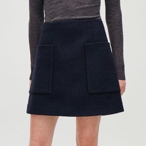 COS Wool Mini Skirt
